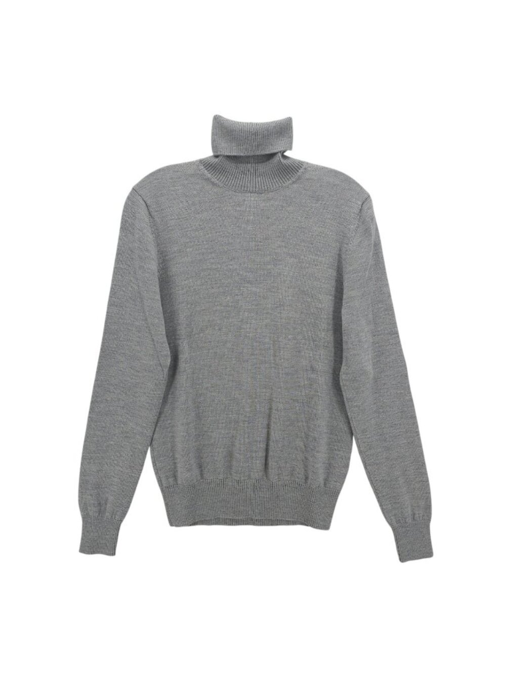 SUITSUPPLY Gray 100% Merino Wool Sweater Turtleneck EUC Size MEDIUM